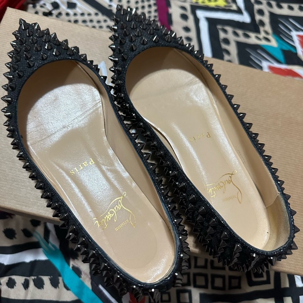 Christian Louboutin Spike Flats